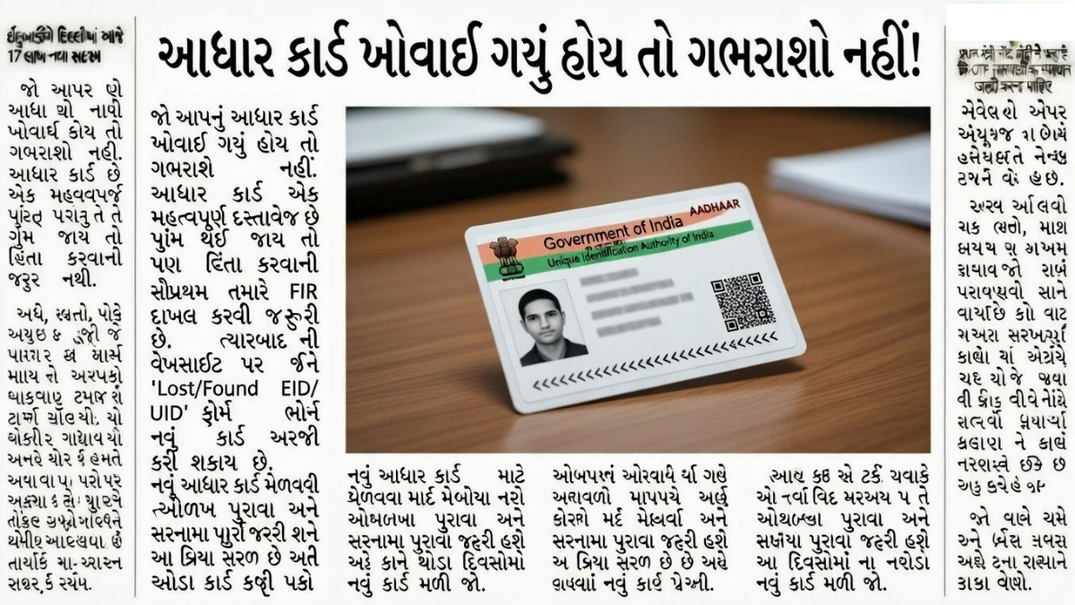 Aadhaar Correction Process